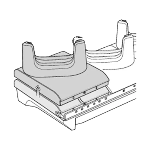 ZEBRA TC53/58 ADAPTER TÖLTŐÁLLOMÁSOKHOZ, 1 ESZKÖZHÖZ. AZ ADAPTER AZ ADATKAPCSOLATOT ÉS A GYORSTÖLTÉS