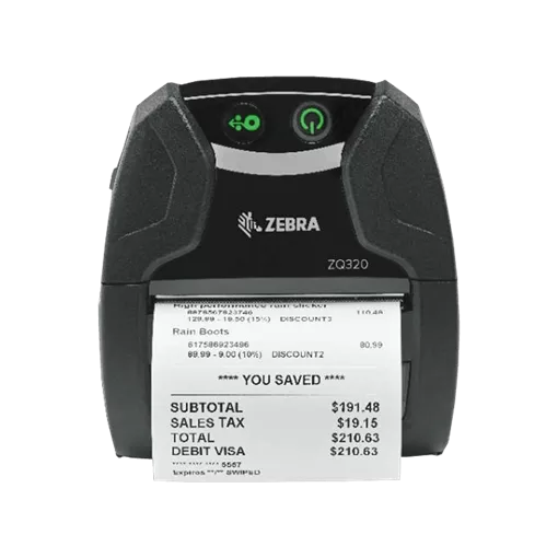 Zebra ZQ320 Plus Tiskárna etiket